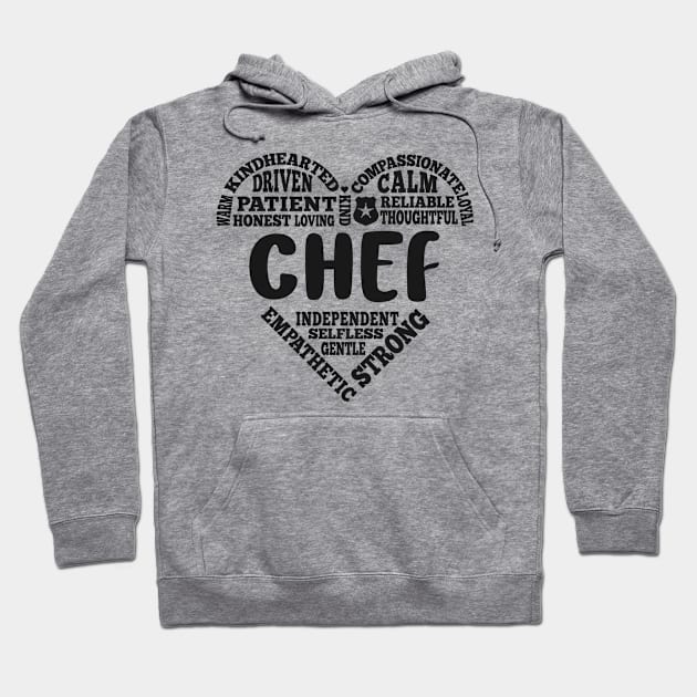 Chef love Hoodie by SerenityByAlex